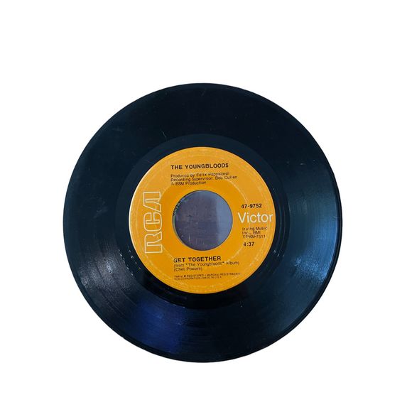 45 RPM vinyl, The Youngbloods, answer Francis Drake and darkness darkness - Picture 2 of 3